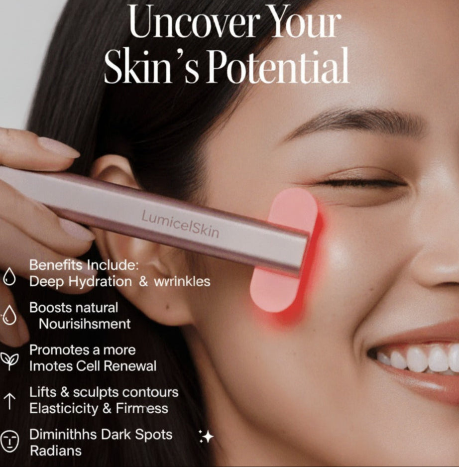 LumicelSkin™ 4-in-1 Red Light Therapy Wand